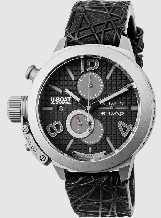 Replica U-Boat CLASSICO 45 TITANIUM TUNGSTEN BLACK 3004 Watch (image for) Replica U-Boat CLASSICO 45 TITANIUM TUNGSTEN BLACK 3004 Watch